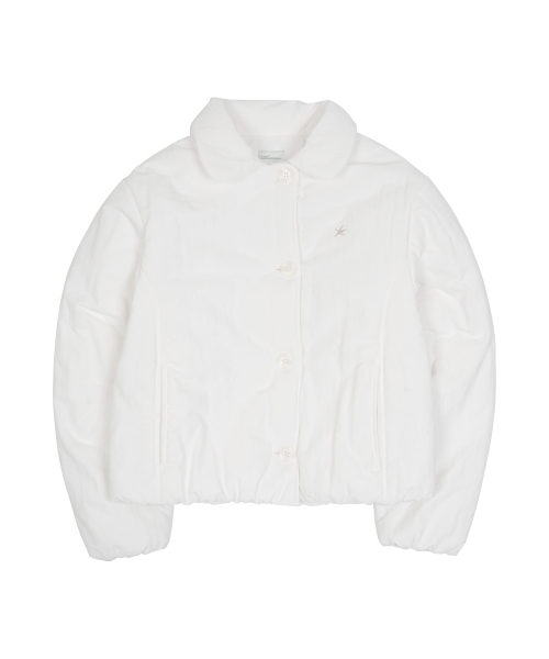 (w) TCM round collar padding (white)