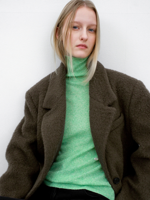 HAIRY WOOL OVERSIZED JACKET(JK-3053)