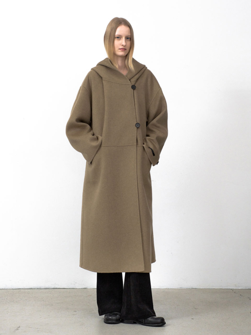 ROMY HOOD HANDMADE COAT(CT-1456)