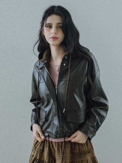 Urban Dual-Way Leather Jacket