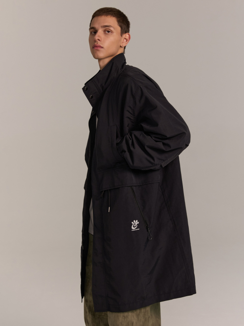 UTILITY FISHTAIL JUMPER[BLACK]