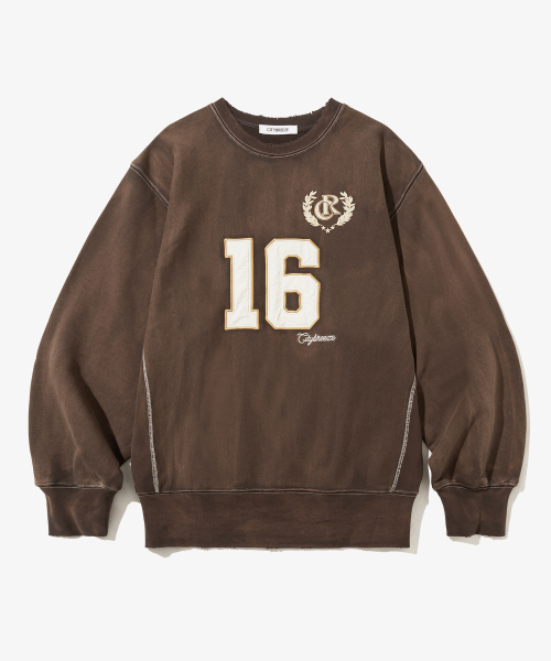 Винтажный свитшот с номером Brown