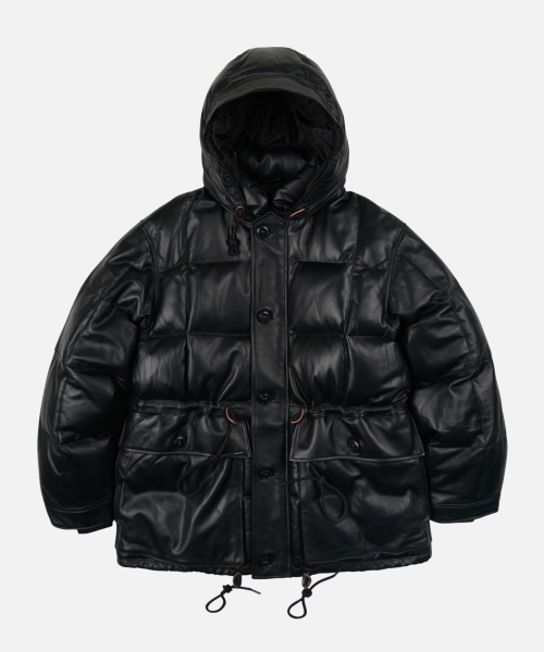 LAMBSKIN KARAKORAM GOOSE DOWN PARKA _ BLACK