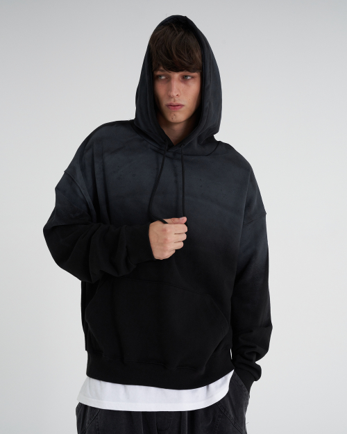 Худи Half Spray Black