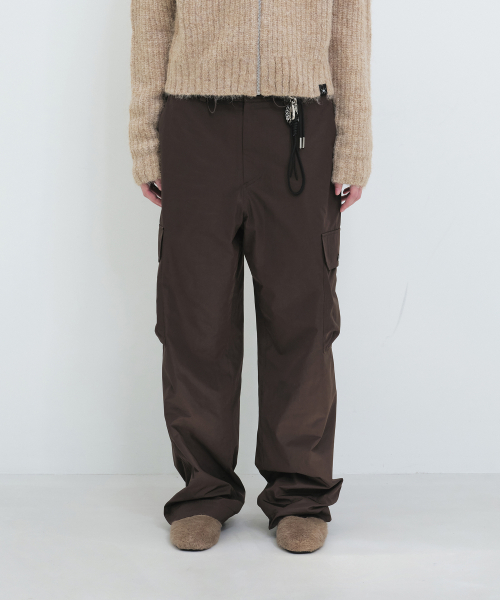 Padded Cargo брюки (Brown)