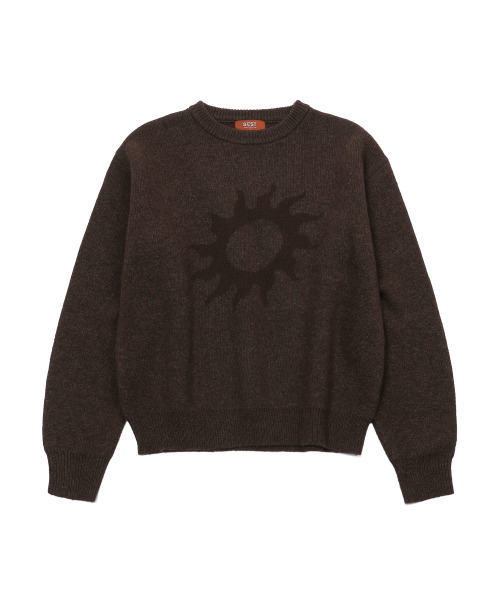 Solaris Jacquard Knit Brown