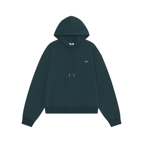 SEL FLUFF CLASSIC LOGO HOODIE(DEEP GREEN)