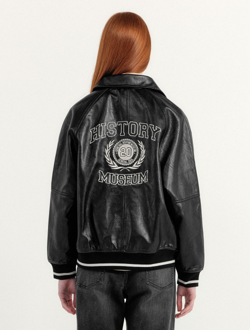 [восстановленный] GI музей Varsity куртка [BLACK] / SBC1U07007