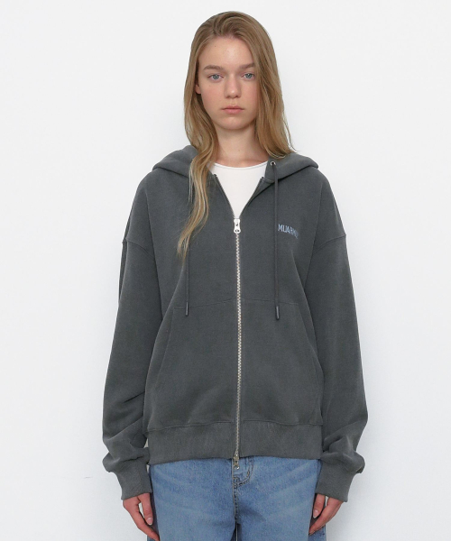 Pigment Shade худи Zip-up [Charcoal]