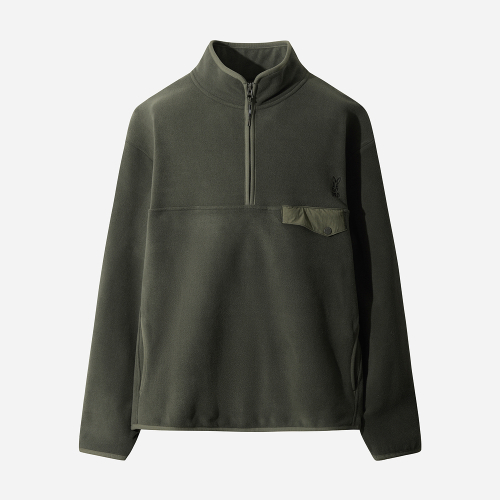 Флисовый анорак на молнии Heatrest (D.Charcoal Grey)
