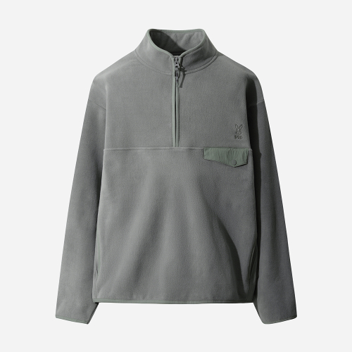 Флисовый анорак на молнии Heatrest (GREY)