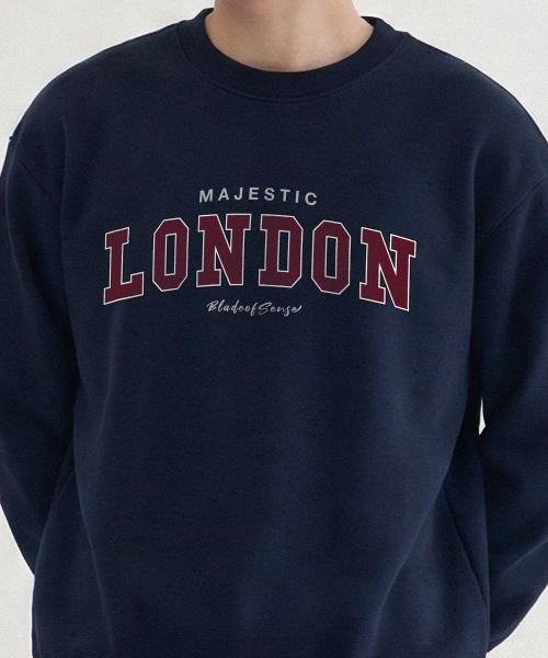 Свитшот Majestic London semi-overfit унисекс (4 цвета)