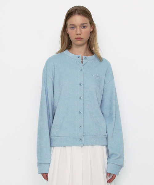 Cloud Terry Cardigan [Sky Blue]