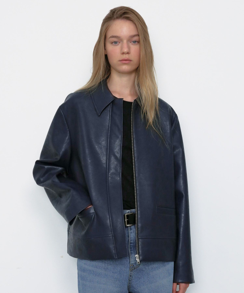 Midnight Leather куртка [Dark Navy]