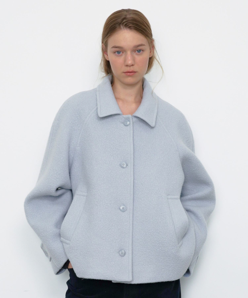 Mallow Half Coat [Sky Blue]