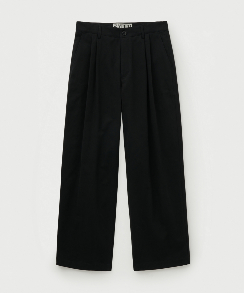 Свободные хлопковые чиносы Black