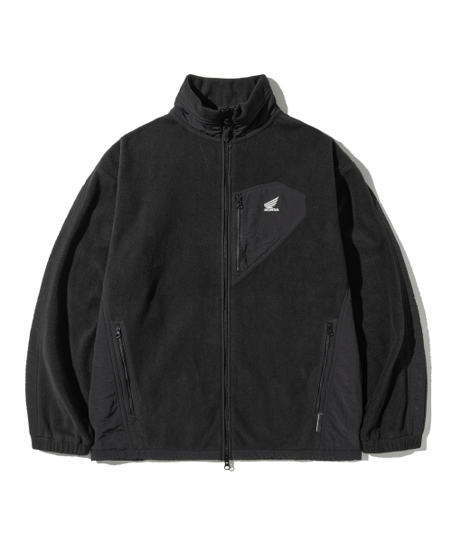 H-Tech Fleece Pocket Jacket Black