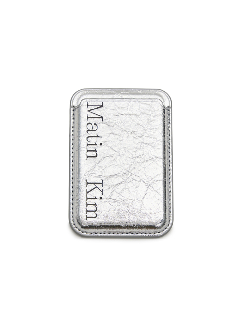 MATIN MAGNETIC CARD WALLET IN SILVER