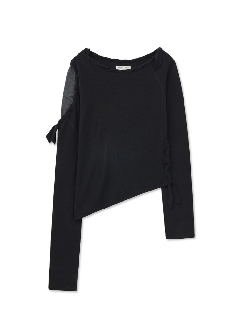 마뗑킴(MATIN KIM) WEAVING LONG SLEEVE TOP IN BLACK - 사이즈 & 후기