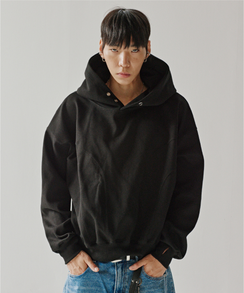 Укороченное худи Section (Black)