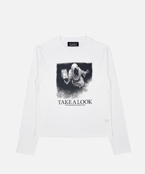 TAKE A LOOK LONG SLEEVE (WHITE)