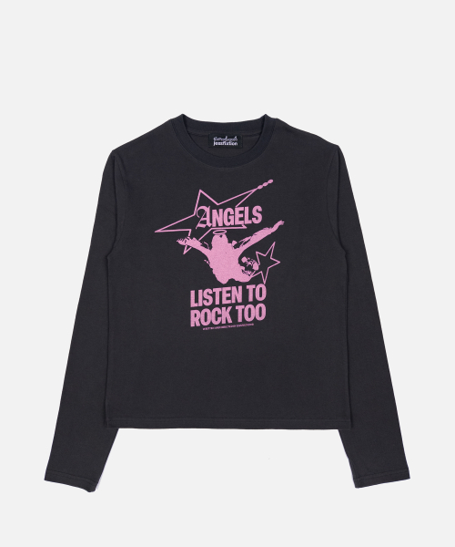ANGEL ROCK LONG SLEEVE (CHARCOAL)