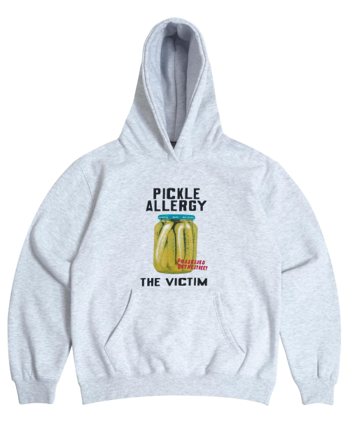 PICKLE ALLERGY худи [LIGHT GREY]