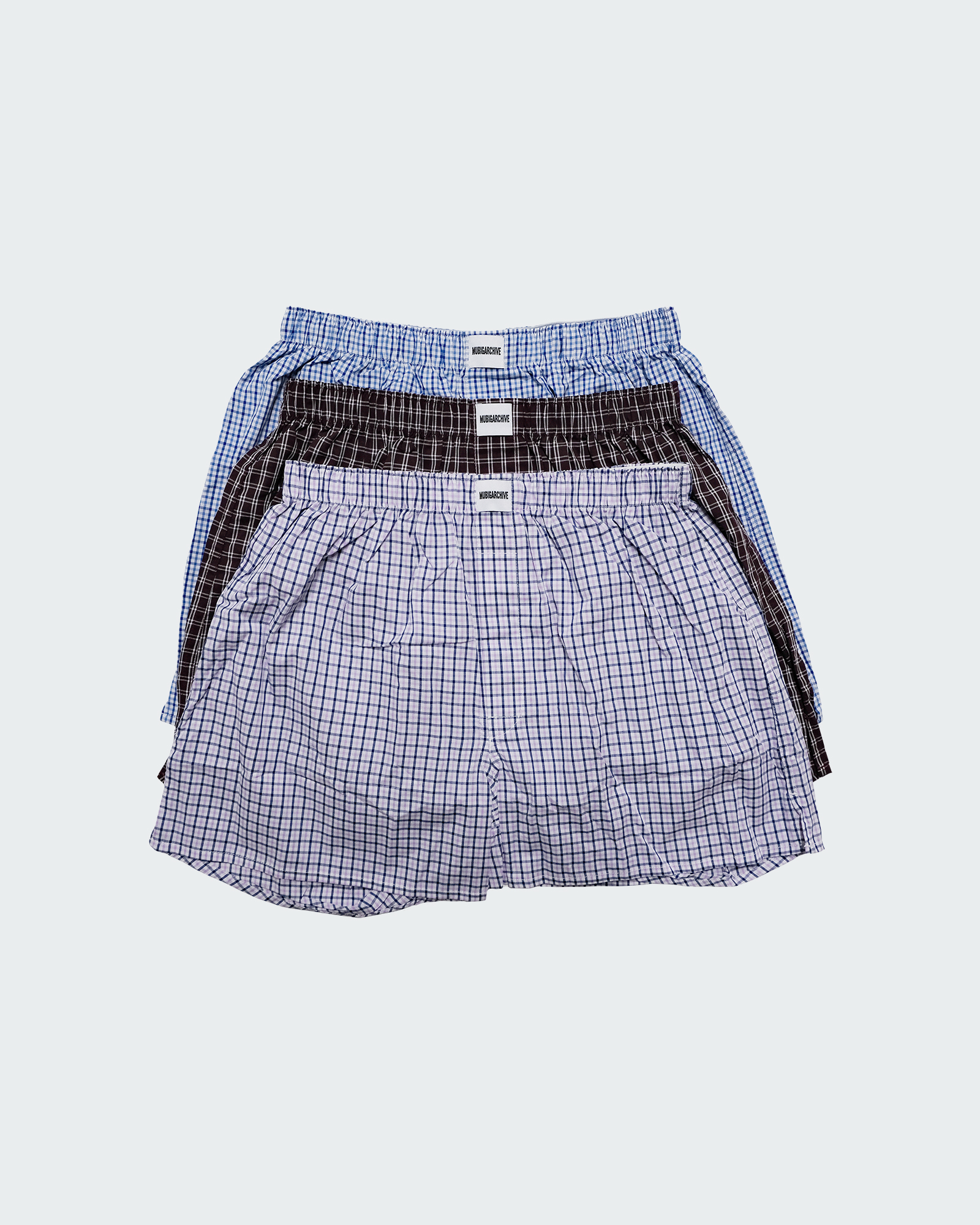 Plaid Boxer Shorts [3pack]