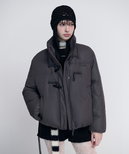 DUFFLE короткая пуховая серый