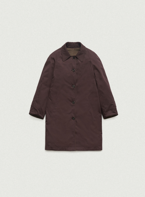 Bastide Reversible Trench Coat_Burgundy