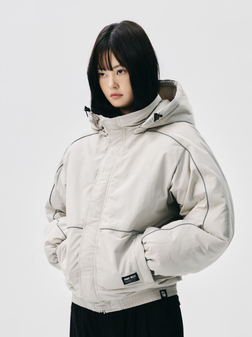 Куртка Primaloft со съемным капюшоном (Grey)