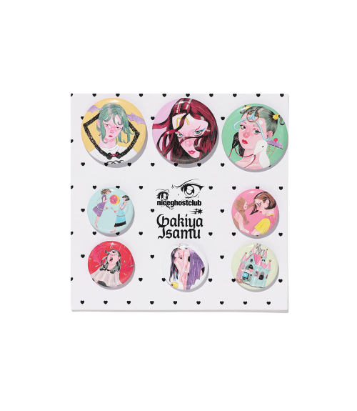 GAKIYA ISAMU PIN BUTTON SET_MIX(NG2FFUAB62C)