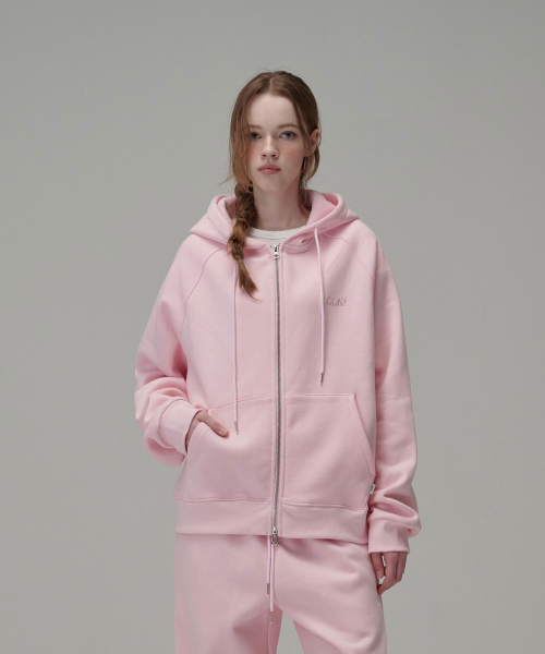 Soft хлопковая худи Zip-up_Baby розовый