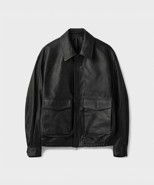 ITALY LAMBSKIN A2 куртка [BLACK]