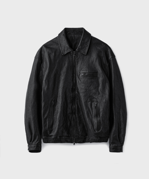 ITALY LAMBSKIN SINGLE куртка [BLACK EDITION]