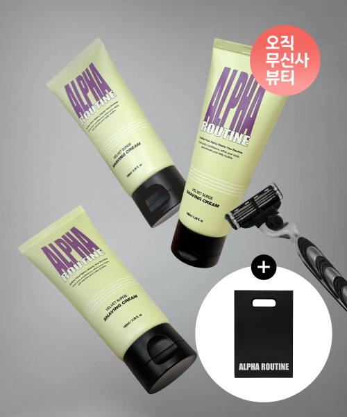 벨벳서지 쉐이빙크림 3개 (+쇼핑백)