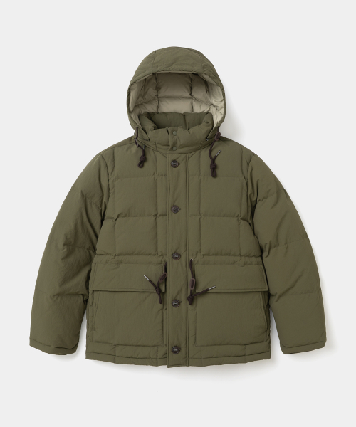 karakoram field goose down parka olive