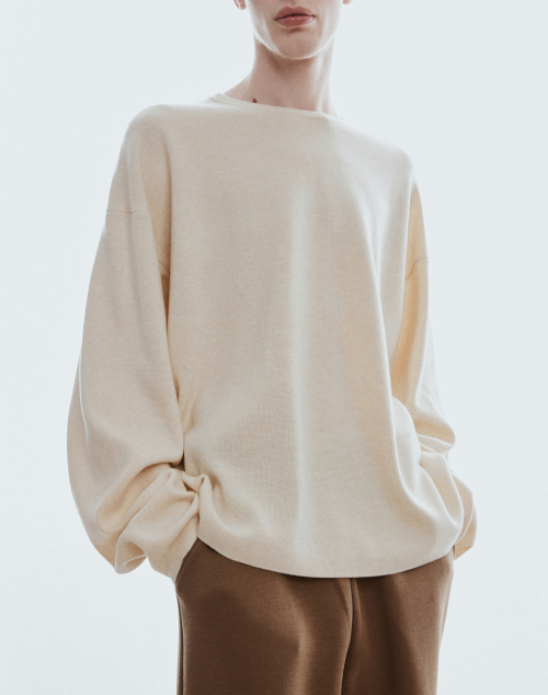 roundneck knit [ivory]