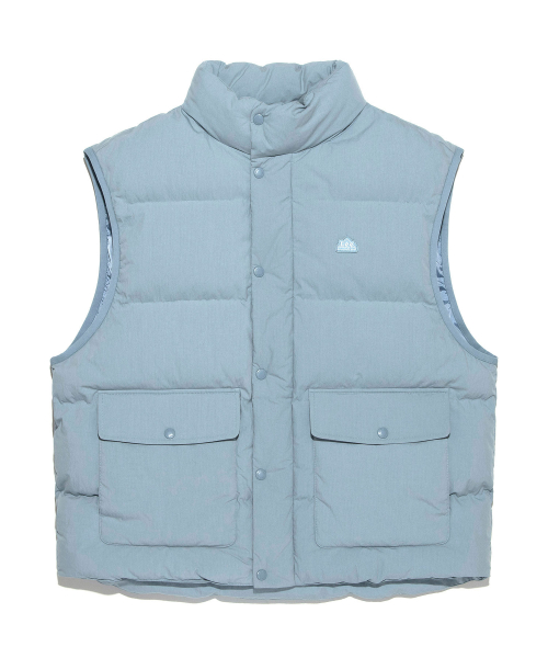 Дутый жилет Utility Pocket Light Blue