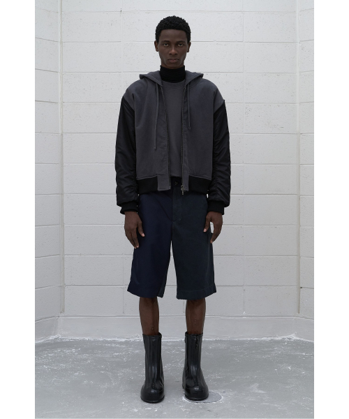 래코드() (RE;CODE × OBJECTS IV LIFE by Daniel Arsham) Split Fabric Mix Shorts R0PAA25231GYX 상품 이미지