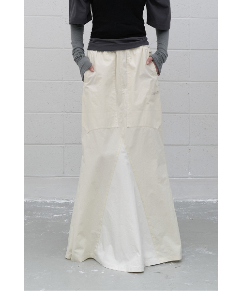 래코드() (RE;CODE × OBJECTS IV LIFE by Daniel Arsham) Reworked Maxi Skirt R0KAA25232IVX 상품 이미지