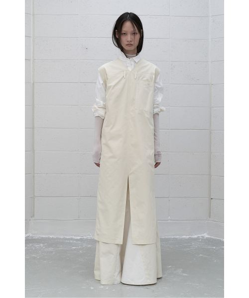 래코드() (RE;CODE × OBJECTS IV LIFE by Daniel Arsham) Reworked Pants Layering Dress R0DAA25202IVX 상품 이미지