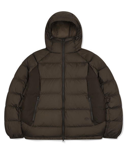 PANELED DOWN PUFFER BROWN(MG2FWMB901A)
