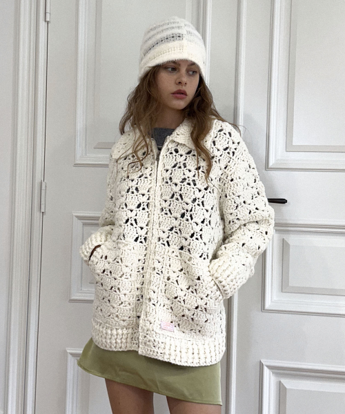 Elfin flower cardigan