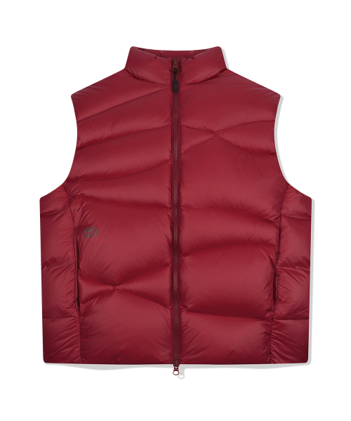 WAVY DOWN VEST RED(MG2FWMB902A)
