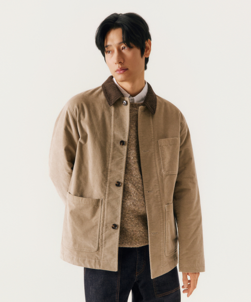 corduroy jacket khaki