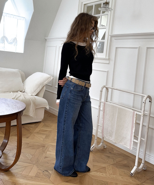 Glad boots cut denim