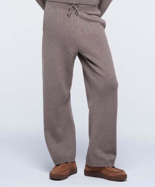 W NAVAJO KNIT PANTS (BEIGE)