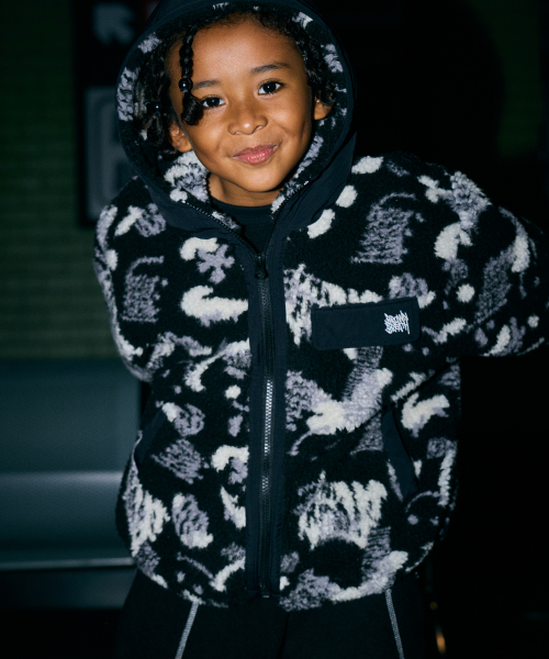 브라운브레스 키즈() KIDS SMILE FLEECE ZIP UP - BLACK 상품 이미지