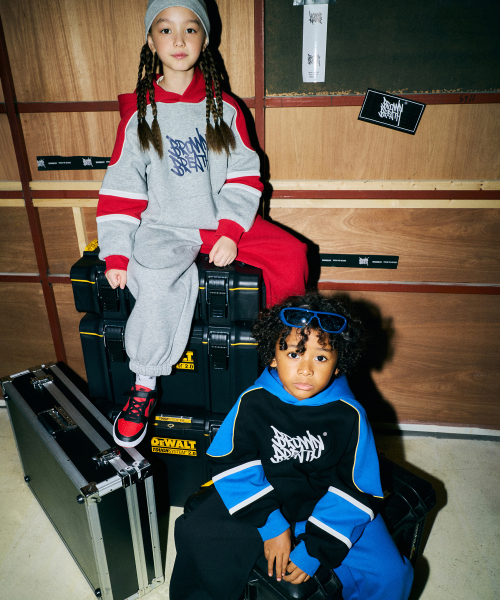 브라운브레스 키즈() KIDS BLOCK BASEBALL HOODIE SETUP(기모)_2COLOR 상품 이미지